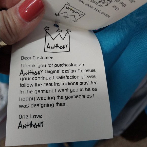 2966 Size 3X Anthony 2 Piece Teal Green Knit NWT - Picture 8 of 10